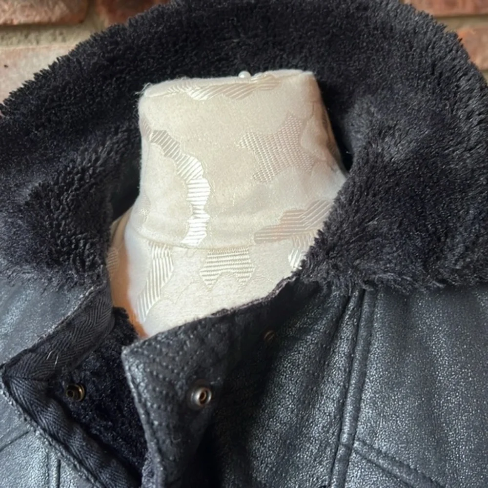***PRELOVED*** Hugo Boss Vegan Leather Moto‎ Jacket